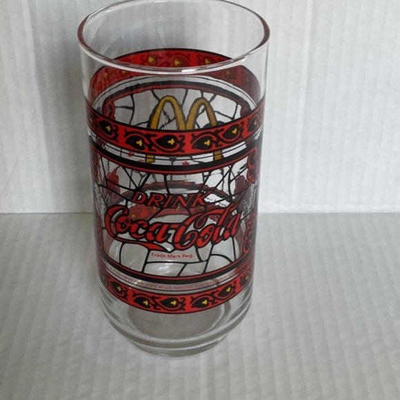 McDonald's Coca Cola vintage glass cup - Picture 2 of 2